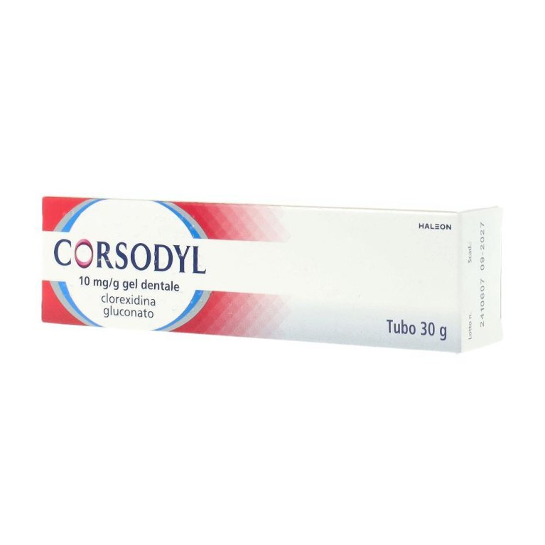 Corsodyl Gel - 10mg/g gel dentale di clorexidina - 30 grammi Corsodyl Gel - 10mg/g gel dentale di clorexidina - 30 grammi