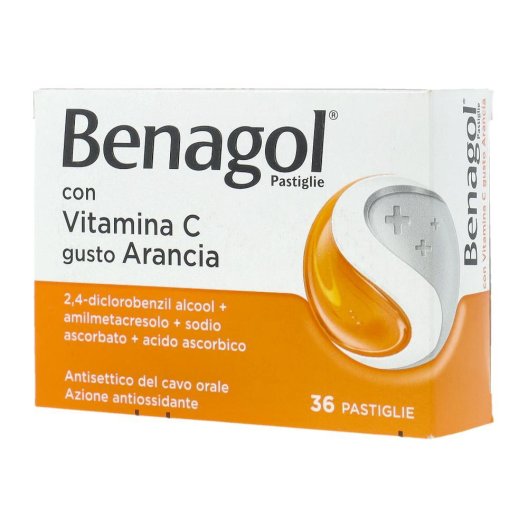 BENAGOL VIT C*36PAST ARANCIA BENAGOL VIT C*36PAST ARANCIA