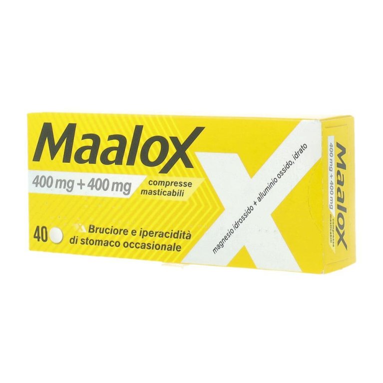 MAALOX*40CPR MAST 400MG+400MG MAALOX*40CPR MAST 400MG+400MG