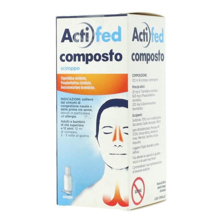 ACTIFED COMPOSTO*SCIR. 100ML