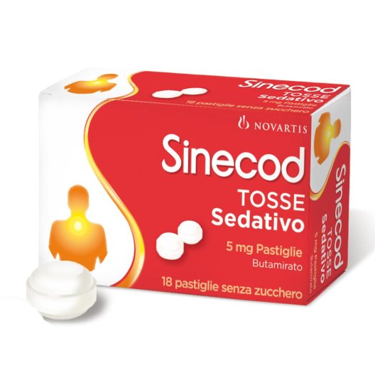 SINECOD TOSSE SED.*18PAST 5MG SINECOD TOSSE SED.*18PAST 5MG