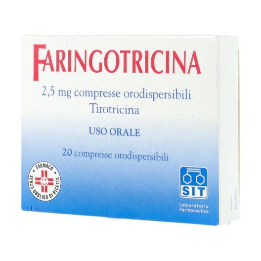 FARINGOTRICINA*20CPR ORO 2,5MG