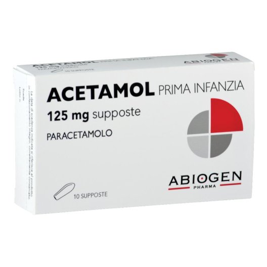 ACETAMOL 10 SUPP 125 MG ACETAMOL 10 SUPP 125 MG
