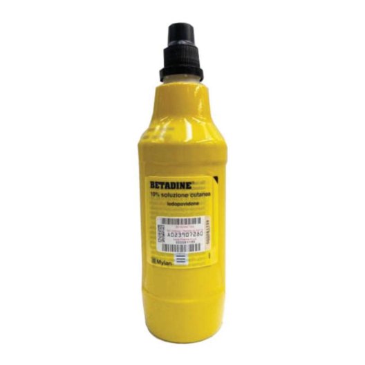 Betadine soluzione cutanea 10% - 500 ml Betadine soluzione cutanea 10% - 500 ml