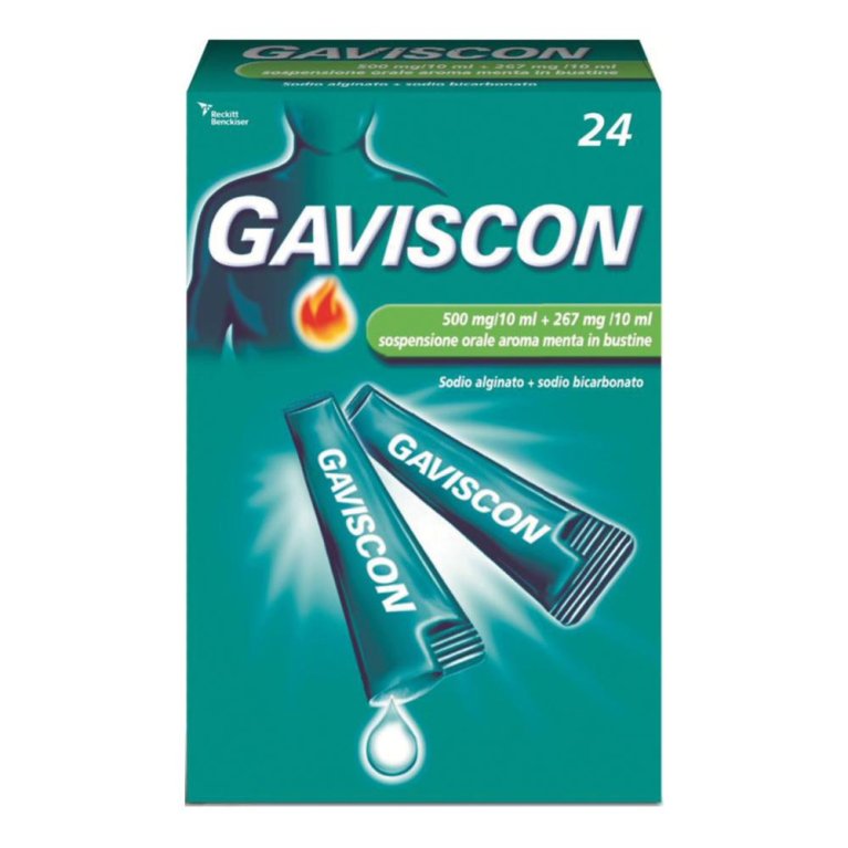 GAVISCON*24BUST 500+267MG/10ML GAVISCON*24BUST 500+267MG/10ML