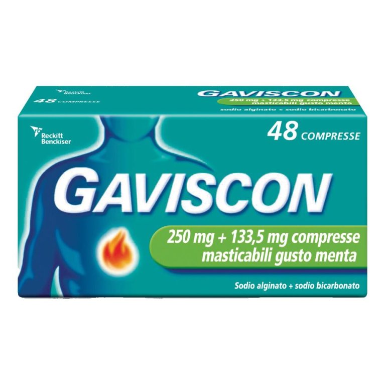 GAVISCON*48CPR MENT250+133,5MG GAVISCON*48CPR MENT250+133,5MG