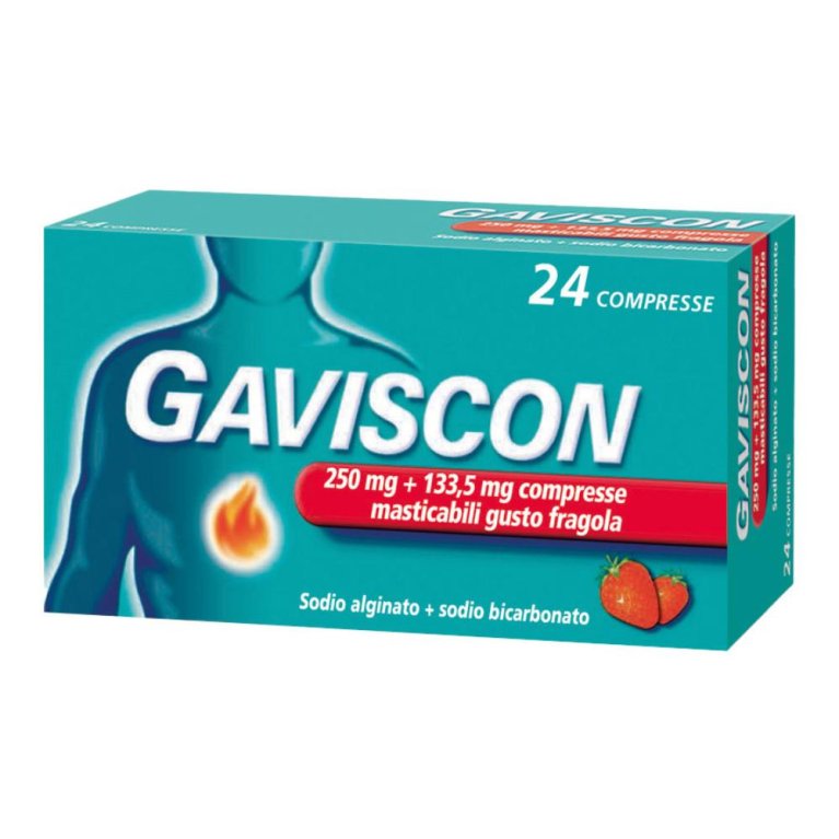 GAVISCON*24CPR FRAG250+133,5MG