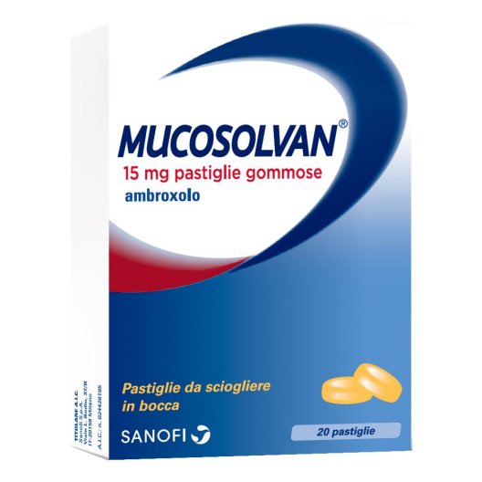 MUCOSOLVAN*20PASTL 15MG