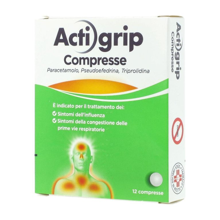 Actigrip contro i sintomi influenzali 12 compresse Actigrip contro i sintomi influenzali 12 compresse