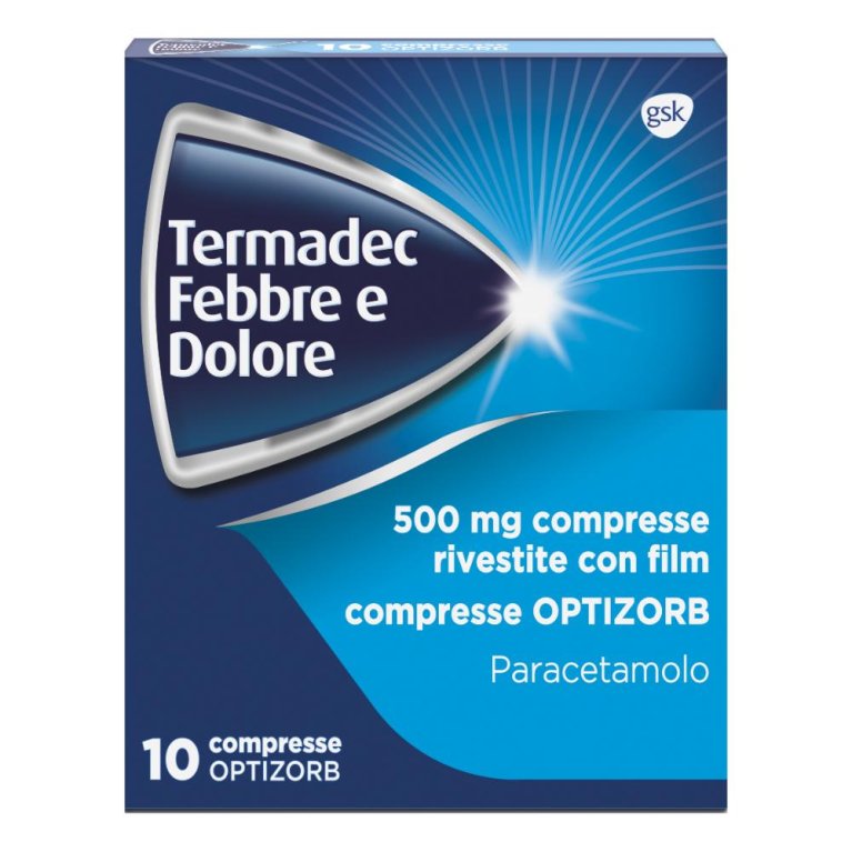 TERMADEC FEBBRE E DOL*10CPR500 TERMADEC FEBBRE E DOL*10CPR500
