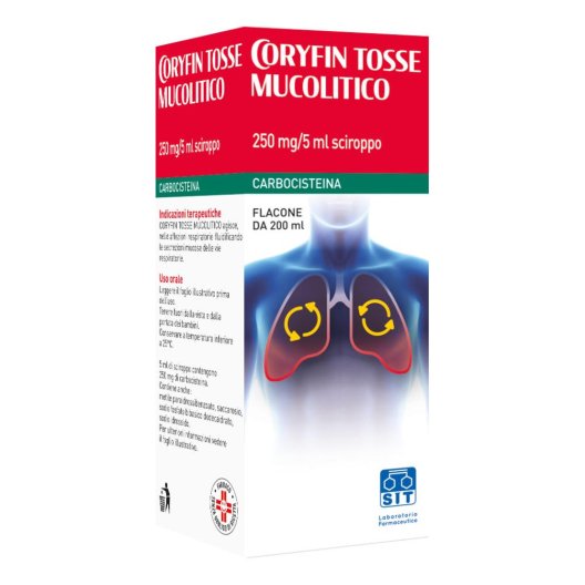 CORYFIN MUCOLITICO*SCIR 200ML CORYFIN MUCOLITICO*SCIR 200ML