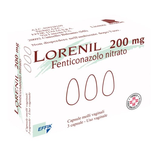 LORENIL*3CPS MOLLI VAG 200MG LORENIL*3CPS MOLLI VAG 200MG