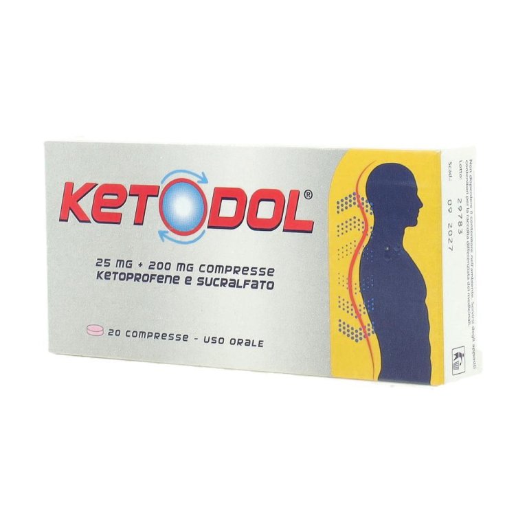 KETODOL*20CPR 25MG+200MG