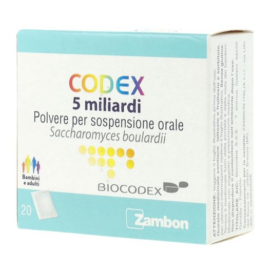 CODEX*20BUST 5MLD 250MG CODEX*20BUST 5MLD 250MG