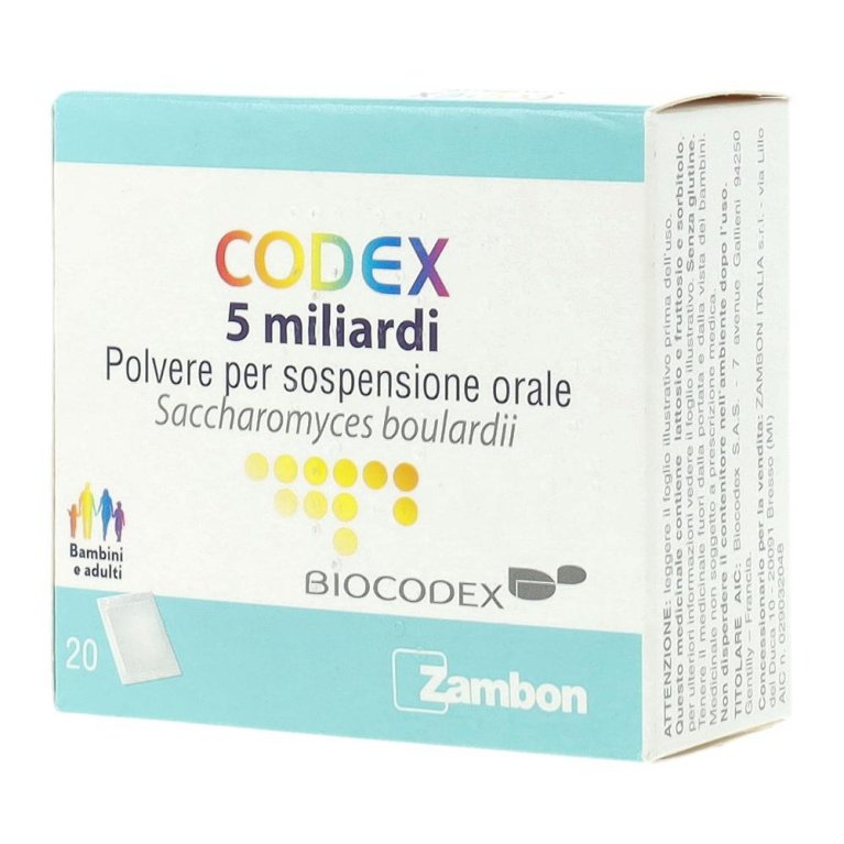 CODEX*20BUST 5MLD 250MG CODEX*20BUST 5MLD 250MG