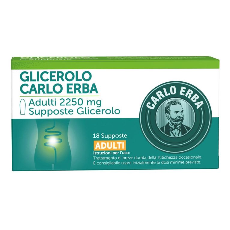 GLICEROLO*AD 18SUPP 2250MG GLICEROLO*AD 18SUPP 2250MG