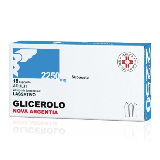 GLICEROLO*AD 18SUPP 2250MG GLICEROLO*AD 18SUPP 2250MG