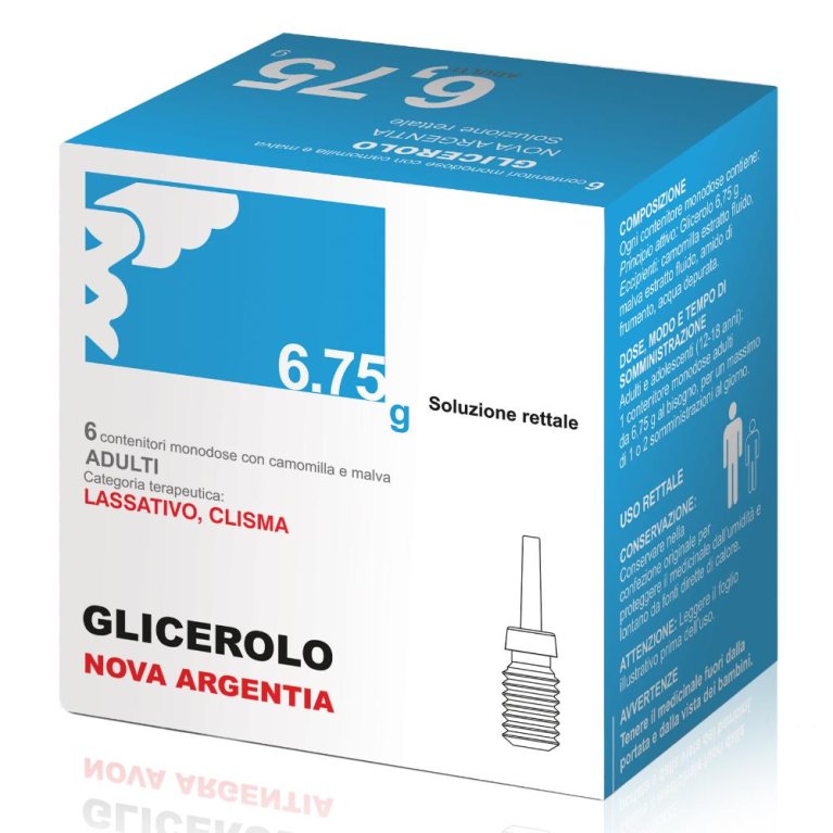 GLICEROLO NA*6CONT 6,75G GLICEROLO NA*6CONT 6,75G