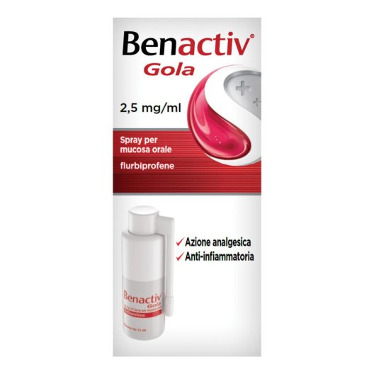 BENACTIV GOLA*SPRAY 15ML 0,25% BENACTIV GOLA*SPRAY 15ML 0,25%