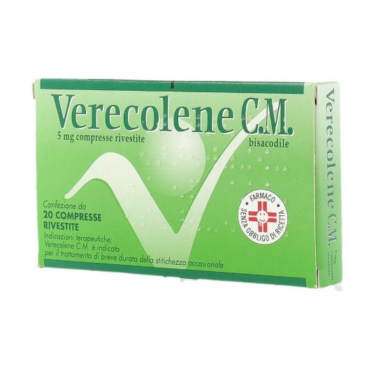 VERECOLENE CM*20CPR RIV 5MG VERECOLENE CM*20CPR RIV 5MG