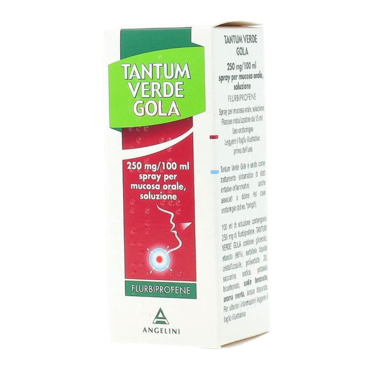 Tantum Verde Gola spray antinfiammatorio con nebulizzatore 15 ml Tantum Verde Gola spray antinfiammatorio con nebulizzatore 15 ml