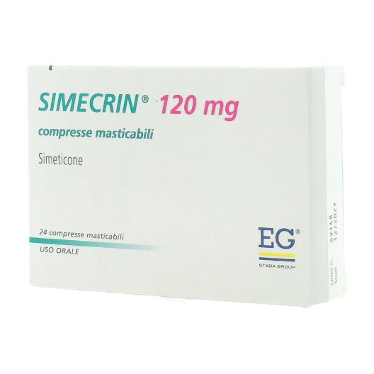 SIMECRIN*24CPR MAST 120MG SIMECRIN*24CPR MAST 120MG