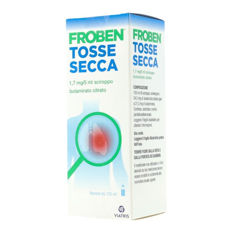 FROBEN TOSSE SECCA*SCIR 125ML FROBEN TOSSE SECCA*SCIR 125ML