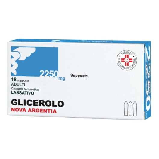 GLICEROLO EG*AD 18SUPP 2250MG