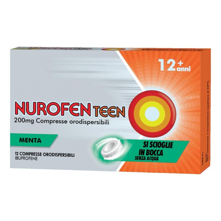 NUROFENTEEN*12CPR OROD 200MG M NUROFENTEEN*12CPR OROD 200MG M