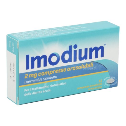 IMODIUM*12CPR OROSOL 2MG IMODIUM*12CPR OROSOL 2MG