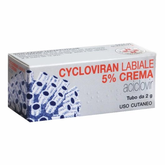 CYCLOVIRAN LABIALE*CREMA 2G 5% CYCLOVIRAN LABIALE*CREMA 2G 5%