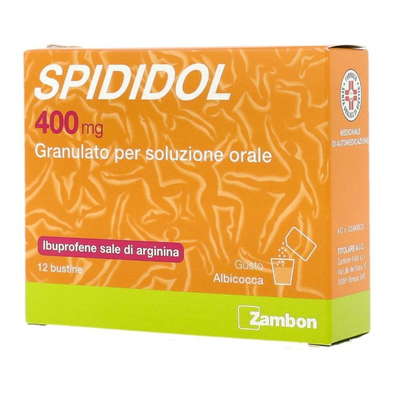 SPIDIDOL*OS GRAT 12BS 400MG AL SPIDIDOL*OS GRAT 12BS 400MG AL