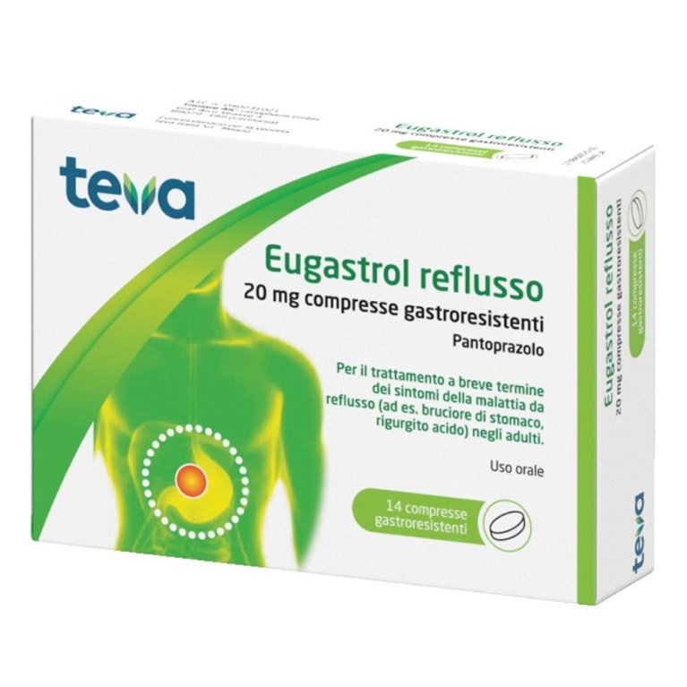 EUGASTROL REFLUSSO*14CPR 20MG