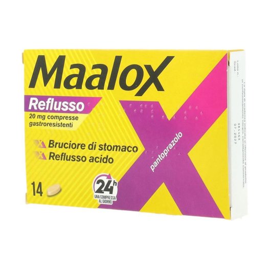 MAALOX REFLUSSO*14CPR 20MG MAALOX REFLUSSO*14CPR 20MG