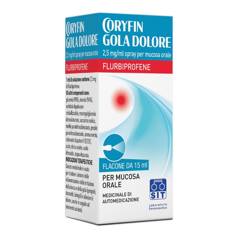 CORYFIN GOLA DOLORE*SPRAY 15ML CORYFIN GOLA DOLORE*SPRAY 15ML