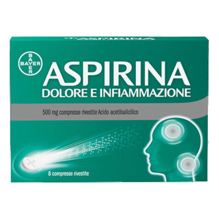 ASPIRINA DOLORE INF*8CPR 500MG ASPIRINA DOLORE INF*8CPR 500MG