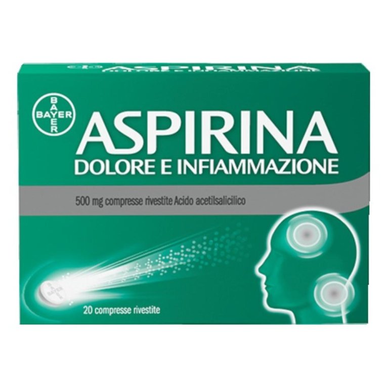 ASPIRINA DOLORE INF*20CPR500MG ASPIRINA DOLORE INF*20CPR500MG