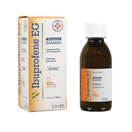 IBUPROFENE EG*BB 150ML ARANCIA
