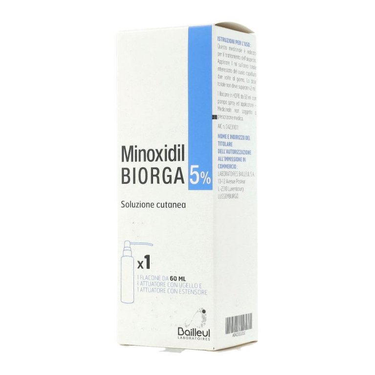 MINOXIDIL BIORGA*SOL CUT60ML5%