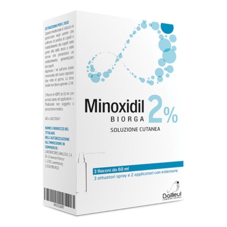 MINOXIDIL BIORGA*SOL CUT 3FL2% MINOXIDIL BIORGA*SOL CUT 3FL2%
