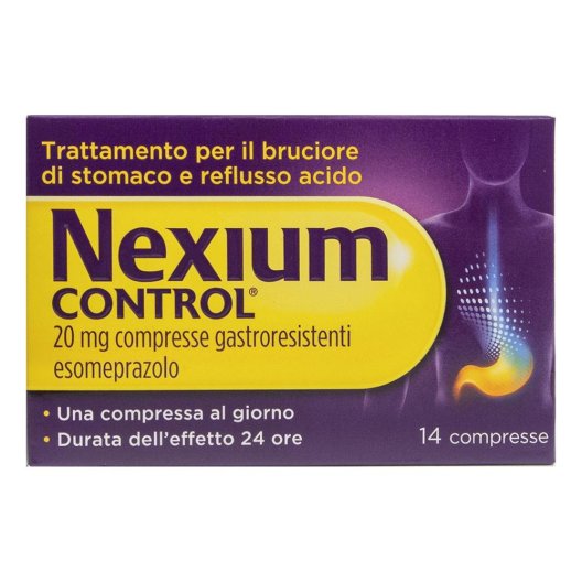 NEXIUM CONTROL*14CPR GASTR20MG NEXIUM CONTROL*14CPR GASTR20MG