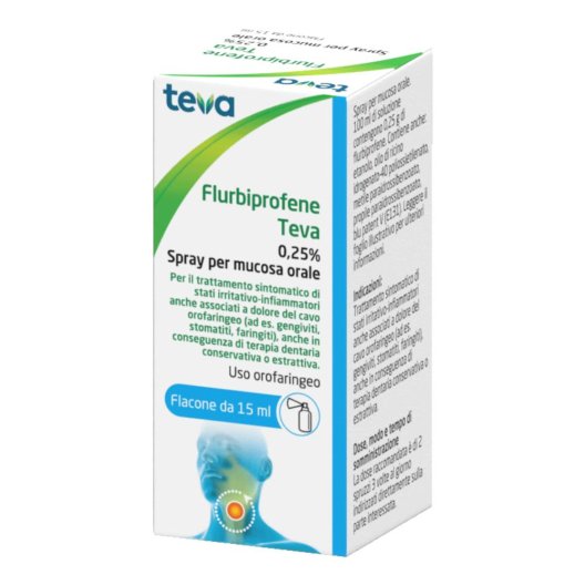 FLURBIPROFENE TE*OS SPRAY 15ML FLURBIPROFENE TE*OS SPRAY 15ML