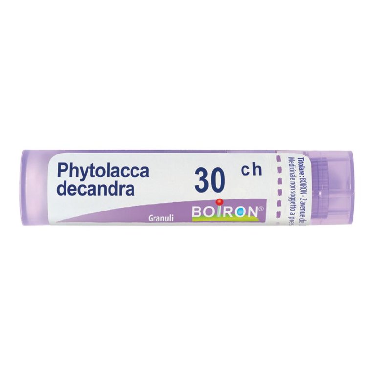PHYTOLACCA DECANDRA*30CH 80GR PHYTOLACCA DECANDRA*30CH 80GR
