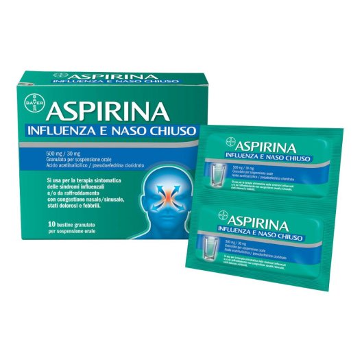 ASPIRINA INFLUENZA E NASO C*10 ASPIRINA INFLUENZA E NASO C*10