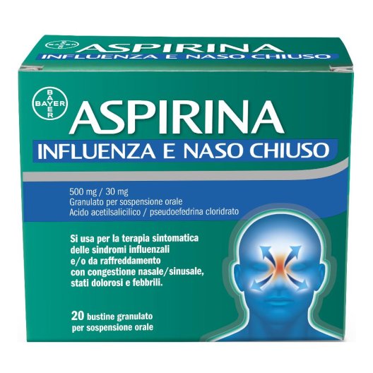 ASPIRINA INFLUENZA E NASO C*20 ASPIRINA INFLUENZA E NASO C*20