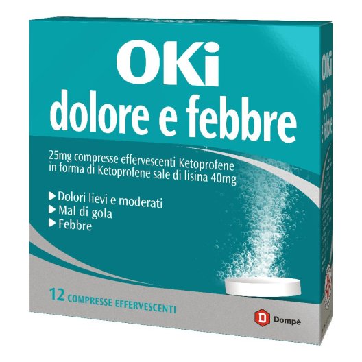OKI DOLORE E FEBBRE*12CPR EFF OKI DOLORE E FEBBRE*12CPR EFF