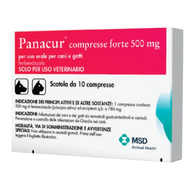 PANACUR*FORTE 10CPR 500MG PANACUR*FORTE 10CPR 500MG