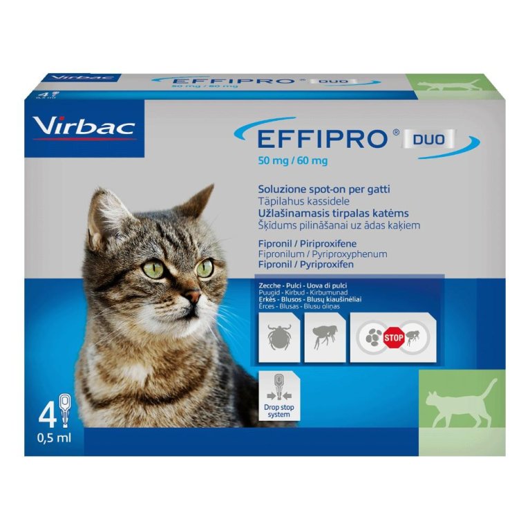 EFFIPRO DUO*4PIP 1-6KG GATTI EFFIPRO DUO*4PIP 1-6KG GATTI