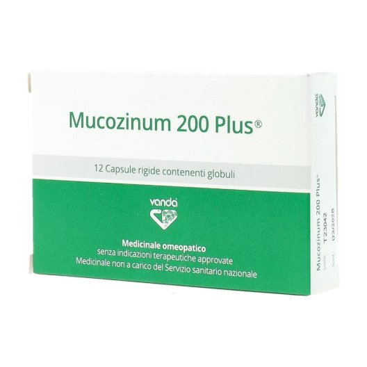 MUCOZINUM 200 PLUS 12CPS VANDA