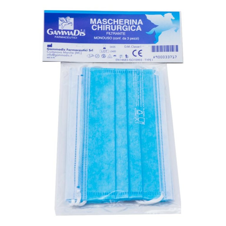 MASCHERINA CHIRURGICA 3PZ MASCHERINA CHIRURGICA 3PZ